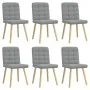 Sillas de comedor 6 unidades de tela gris claro von , Essstühle - Ref: Foro24-3315461, Preis: 302,21 €, Rabatt: %