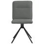 Sillas de comedor giratorias 4 unidades tela gris oscuro de , Sillas de comedor - Ref: Foro24-3315333, Precio: 201,40 €, Desc...