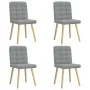 Sillas de comedor 4 unidades tela gris claro von , Essstühle - Ref: Foro24-3315191, Preis: 202,26 €, Rabatt: %