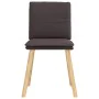 Sillas de comedor 4 unidades tela marrón oscuro von , Essstühle - Ref: Foro24-3315359, Preis: 211,80 €, Rabatt: %