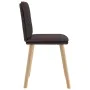 Sillas de comedor 4 unidades tela marrón oscuro von , Essstühle - Ref: Foro24-3315359, Preis: 211,80 €, Rabatt: %