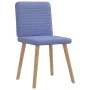 Sillas de comedor 6 uds tela azul jeans de , Sillas de comedor - Ref: Foro24-3315524, Precio: 296,49 €, Descuento: %