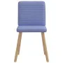 Sillas de comedor 6 uds tela azul jeans de , Sillas de comedor - Ref: Foro24-3315524, Precio: 296,49 €, Descuento: %