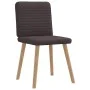 Sillas de comedor 4 unidades tela marrón oscuro von , Essstühle - Ref: Foro24-3315248, Preis: 198,44 €, Rabatt: %