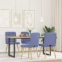 Sillas de comedor 4 uds tela azul jeans by , dining chairs - Ref: Foro24-3315201, Price: 202,26 €, Discount: %