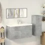 Juego muebles de baño 4 pzas madera contrachapada gris hormigón de , Muebles de baño - Ref: Foro24-3324903, Precio: 349,81 €,...