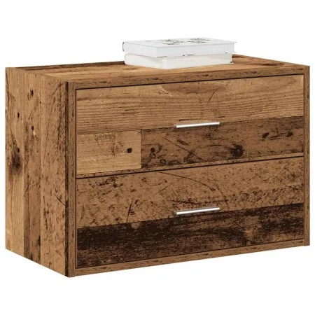 Armario con 2 cajones madera vieja 60x31x40cm madera ingeniería de , Cajoneras - Ref: Foro24-858835, Precio: 56,16 €, Descuen...