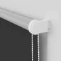 Estor Enrollable Opaco negro 130x130 cm Tela Ancho 126,6 cm by , Blinds and blinds - Ref: Foro24-4010848, Price: 32,89 €, Dis...