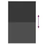 Estor Enrollable Opaco negro 155x210 cm Tela Ancho 151,6 cm by , Blinds and blinds - Ref: Foro24-4010931, Price: 40,80 €, Dis...