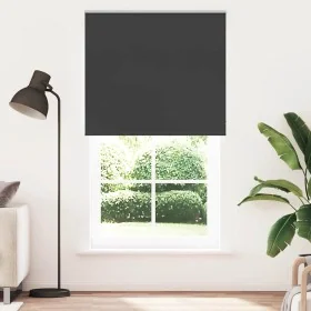 Estor Enrollable Opaco negro 125x210 cm Tela Ancho 121,6 cm by , Blinds and blinds - Ref: Foro24-4010925, Price: 31,79 €, Dis...