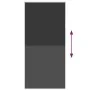 Estor Enrollable Opaco negro 100x230 cm Tela Ancho 95,7 cm by , Blinds and blinds - Ref: Foro24-4010946, Price: 27,84 €, Disc...