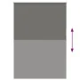 Estor Enrollable Opaco gris 90x130 cm Tela Ancho 85,7 cm by , Blinds and blinds - Ref: Foro24-4011100, Price: 21,74 €, Discou...