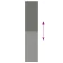 Estor Enrollable Opaco gris 50x230 cm Tela Ancho 45,7 cm by , Blinds and blinds - Ref: Foro24-4011196, Price: 21,25 €, Discou...