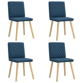 Sillas de comedor 4 unidades tela azul von , Essstühle - Ref: Foro24-3315229, Preis: 199,31 €, Rabatt: %