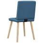 Sillas de comedor 4 unidades tela azul de , Sillas de comedor - Ref: Foro24-3315229, Precio: 199,30 €, Descuento: %