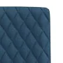 Sillas de comedor 4 unidades tela azul de , Sillas de comedor - Ref: Foro24-3315229, Precio: 199,30 €, Descuento: %