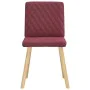 Sillas de comedor 6 unidades tela rojo tinto by , dining chairs - Ref: Foro24-3315494, Price: 297,73 €, Discount: %