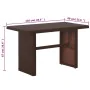 Set muebles de jardín 3 pzas con cojines ratán sintético marrón de , Conjuntos de jardín - Ref: Foro24-43914, Precio: 358,10 ...