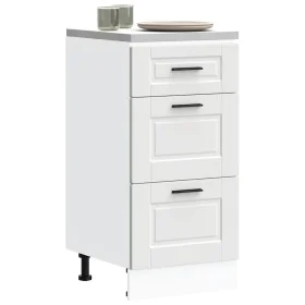 Mueble bajo de cocina Porto madera contrachapada blanca von , Küchenschränke - Ref: Foro24-854220, Preis: 84,98 €, Rabatt: %