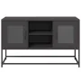 Mueble para TV de acero negro 100,5x39x60,5 cm von , TV-Möbel - Ref: Foro24-853380, Preis: 86,32 €, Rabatt: %