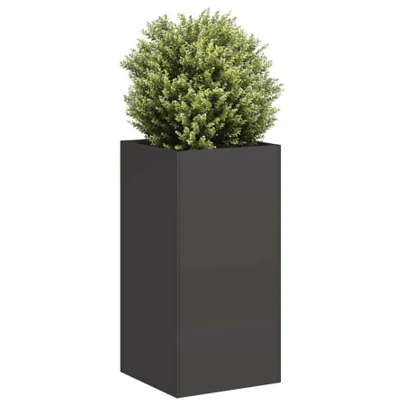 Jardinera de acero laminado en frío negro 40x40x80 cm de , Maceteros y jardineras - Ref: Foro24-860703, Precio: 100,62 €, Des...