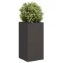 Jardinera de acero laminado en frío negro 40x40x80 cm de , Maceteros y jardineras - Ref: Foro24-860703, Precio: 100,62 €, Des...