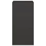 Jardinera de acero laminado en frío negro 40x40x80 cm de , Maceteros y jardineras - Ref: Foro24-860703, Precio: 100,62 €, Des...