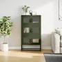 Aparador de acero verde oliva 68x39x123 cm by , Sideboards - Ref: Foro24-853354, Price: 138,18 €, Discount: %