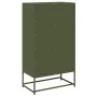 Aparador de acero verde oliva 68x39x123 cm by , Sideboards - Ref: Foro24-853354, Price: 138,18 €, Discount: %