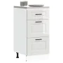 Mueble bajo de cocina Porto alto brillo blanco by , Kitchen cabinets - Ref: Foro24-854222, Price: 96,96 €, Discount: %