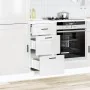 Mueble bajo de cocina Porto alto brillo blanco by , Kitchen cabinets - Ref: Foro24-854222, Price: 96,96 €, Discount: %