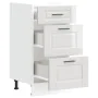 Mueble bajo de cocina Porto alto brillo blanco by , Kitchen cabinets - Ref: Foro24-854222, Price: 96,96 €, Discount: %