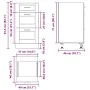 Mueble bajo de cocina porto roble artesano madera reconstituida von , Küchenschränke - Ref: Foro24-854229, Preis: 88,32 €, Ra...