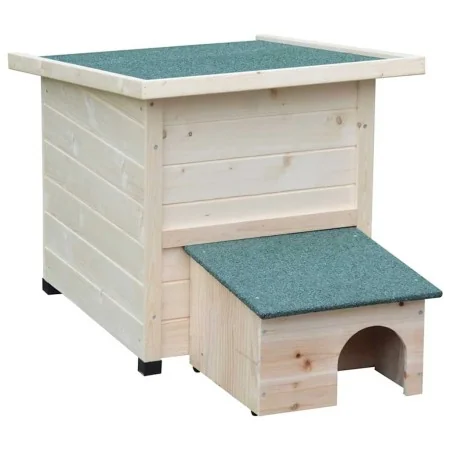 @Pet Casa para erizos XL madera blanca 53x65x52cm de , Jaulas para pájaros y animales - Ref: Foro24-447626, Precio: 133,12 €,...