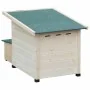 @Pet Casa para erizos XL madera blanca 53x65x52cm de , Jaulas para pájaros y animales - Ref: Foro24-447626, Precio: 133,12 €,...