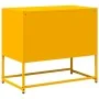 Mueble para TV de acero amarillo mostaza 68x39x60,5 cm de , Muebles TV - Ref: Foro24-853389, Precio: 68,64 €, Descuento: %