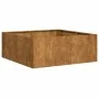 Jardinera oxidada acero corten 80x80x30 cm by , Pots and planters - Ref: Foro24-860807, Price: 53,45 €, Discount: %