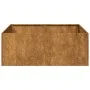 Jardinera oxidada acero corten 80x80x30 cm by , Pots and planters - Ref: Foro24-860807, Price: 53,45 €, Discount: %