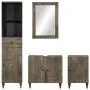 Conjunto de muebles de baño 4 piezas madera maciza de mango by , Bathroom furniture - Ref: Foro24-3310020, Price: 378,08 €, D...