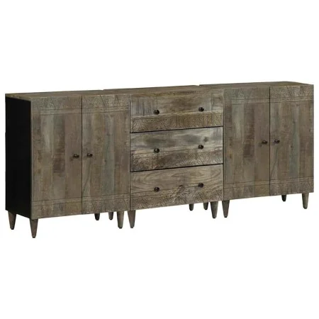 Aparadores 3 uds de madera maciza de mango gris claro von , Schließfächer und Lagerschränke - Ref: Foro24-3310017, Preis: 341...