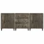 Aparadores 3 uds de madera maciza de mango gris claro von , Schließfächer und Lagerschränke - Ref: Foro24-3310017, Preis: 341...