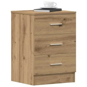 Mesitas de noche 2 uds madera roble artisan 38x35x55 cm by , Nightstands - Ref: Foro24-861127, Price: 102,54 €, Discount: %