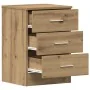 Mesitas de noche 2 uds madera roble artisan 38x35x55 cm de , Mesitas de noche - Ref: Foro24-861127, Precio: 102,29 €, Descuen...