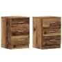 Mesitas noche 2uds madera contrachapada madera vieja 38x35x55cm de , Mesitas de noche - Ref: Foro24-861125, Precio: 111,05 €,...