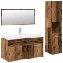 Juego de muebles de baño 4 piezas madera ingeniería envejecida by , Bathroom furniture - Ref: Foro24-3328915, Price: 398,37 €...