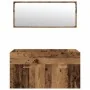 Juego de muebles de baño 4 piezas madera ingeniería envejecida by , Bathroom furniture - Ref: Foro24-3328917, Price: 372,44 €...