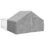 Caseta perros exterior con corral 5x3x1,9 m acero galvanizado by , Dog kennels - Ref: Foro24-3329243, Price: 234,58 €, Discou...
