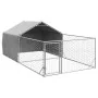 Caseta perros exterior con corral 5x2x1,5 m acero galvanizado von , Hundehütten - Ref: Foro24-3329236, Preis: 191,05 €, Rabat...