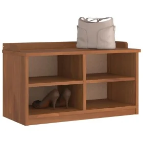 Banco de recibidor SANDNES madera maciza de pino 87x40x50 cm by , Benches for halls and storage - Ref: Foro24-4010457, Price:...