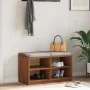 Banco de recibidor SANDNES madera maciza de pino 87x40x50 cm de , Bancos para recibidores y almacenamiento - Ref: Foro24-4010...